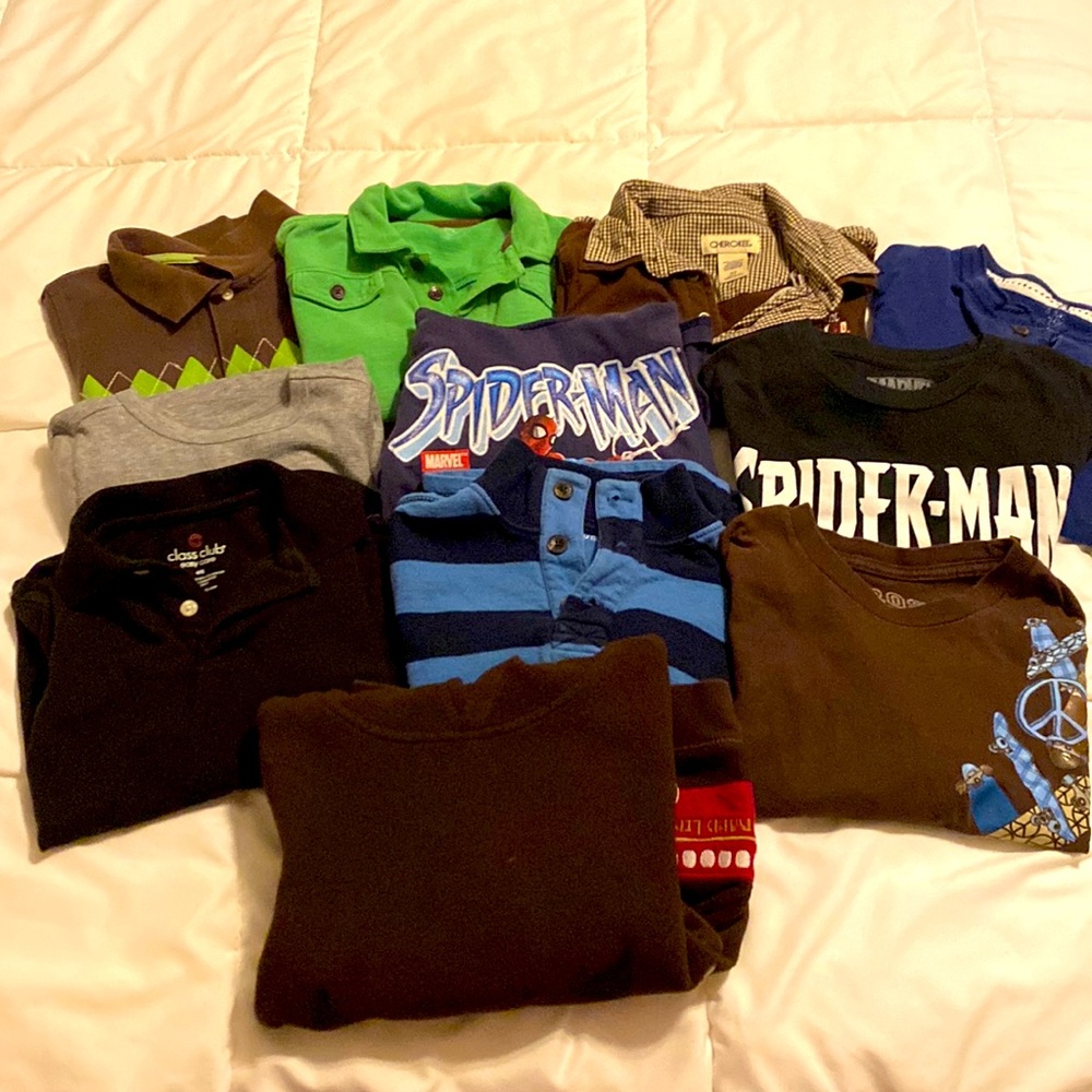 Bundle boys 10 tops size 5/6T